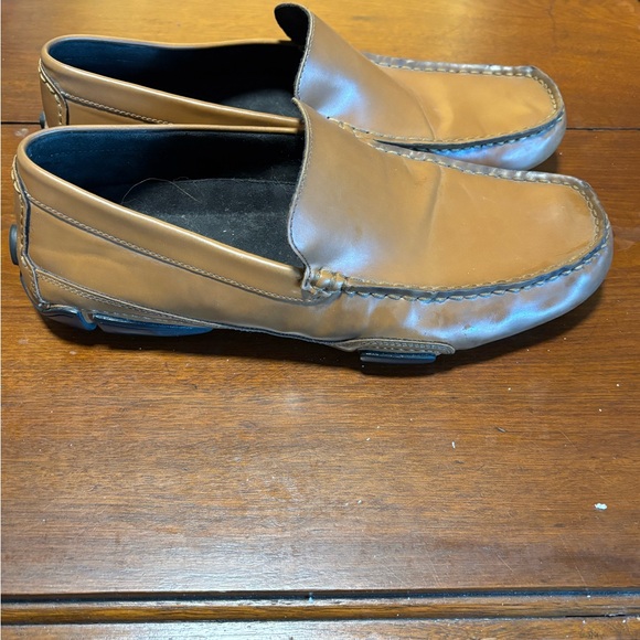 Kenneth Cole Reaction Toast 2 Me Men’s 10.5M Brown Leather Slip On Loafers main image 9
